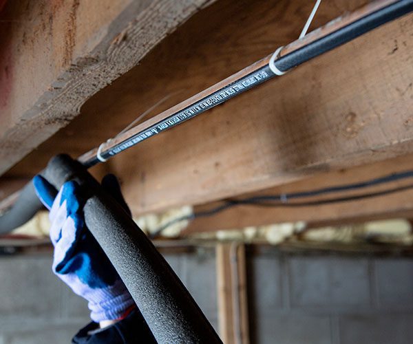 winter plumbing hacks - using heating tape