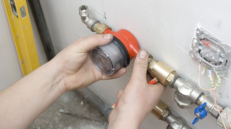 slab repair in San Diego - water meter check